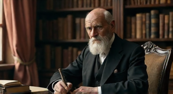 Ich bin Sigmund Freud (Vater der Psychoanalyse, 1856-1939)